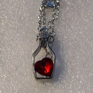 Jewelry - HEART IN A BOTTLE NECKLACE ❤️❤ Jewelry Love Silver Jewelry - HEART IN A BOTTLE NECKLACE ❤️❤ Jewelry Love Silver